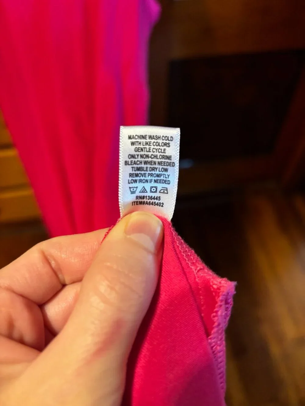 MUK LUKS Magenta Short Sleeve Midi Dress Size XL